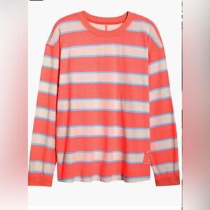 NWOT Free people movement printed Hustle layer long sleeve tee